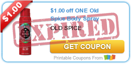 $1.00 off ONE Old Spice Body Spray